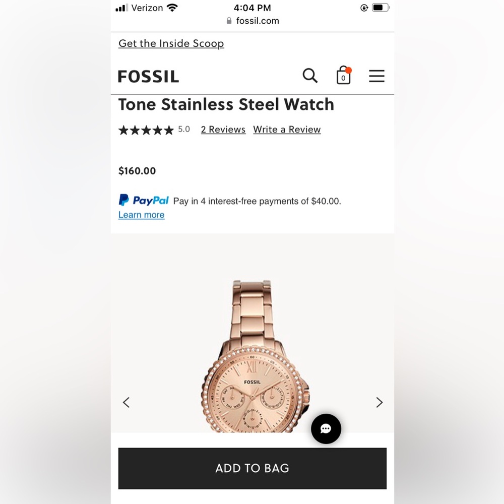 Fossil watch